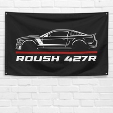 Mustang Roush 427R 3x5 ft Flag Supercharged Muscle Car Garage Racing Banner picture