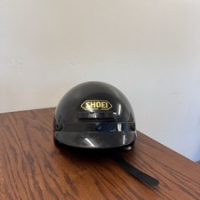 Vintage Shoei ST-3 Medium 57-58 Black Gloss Open Face Motorcycle Helmet 1990s picture