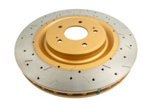 ONE DBA 4000 Drilled/Slotted 350mm Front Rotor for 08-15 Mitsubishi Evolution X picture