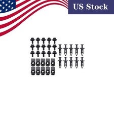 35PCS M6 Body Bolts U-nut Clips for Toyota Under Cover Splash Guard picture