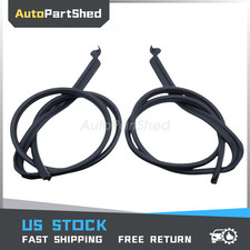 Left & Right Pair Front Door Body Weatherstrip Seal For 2003-2009 Hummer H2 picture