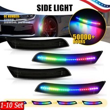 1-10 Set Bright RGB LED Side Marker Kit Fit 16 17 18 19-23 Chevrolet Camaro picture