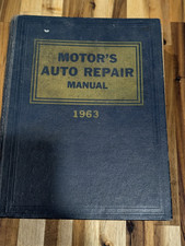 1963 Motors Auto Repair Manual 26th Edition Vintage Car Service Shop Handbook picture