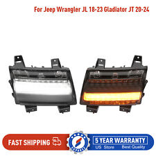SUPAREE For 2018-2023 Jeep Wrangler JL LED Sequential Turn Signal Fender Lights picture
