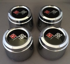New 1978 CHEVROLET CORVETTE Pace Car Special Edition Wheel Center Caps SET of 4 picture