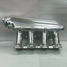 Custom Polished LS Hi-ram Intake Manifold Cathedral Port Ls1/Ls6 With Fuel Rails picture
