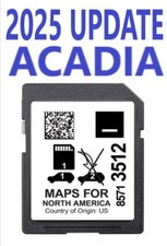 *UPDATED* NEW 2025 GPS NAVIGATION SD CARD 2020-2023 ACADIA MODELS picture