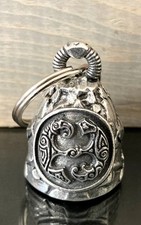 Viking Ravens Guardian Bravo Bell Biker Ride Bell Gremlin Good Luck BB-150 USA picture