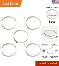Versatile Stainless Steel Clamp Kit, 5PCS Adjustable 5.55-6.5' for Multiple Uses picture