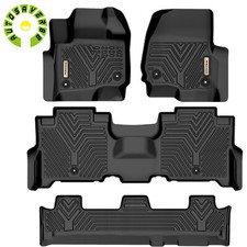 3D Floor Mats Liners for 2018-2025 Ford Expedition / Expedition Max All Weather picture