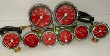 Smiths-52mm-Kit-Temp-Oil-Fuel-Oil Temp Volt +Amp +rpm+speedometer 85 mm picture