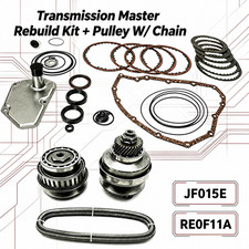 Transmission Master Rebuild Kit + Pulley W/ Chain For Nissan 29T JF015E RE0F11A picture