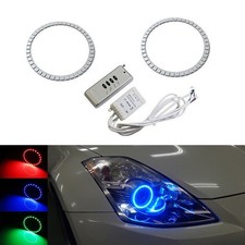 RGB LED Headlight Angel Eye Halo Ring Kit For 06-09 Nissan 350Z LCI Retrofit picture
