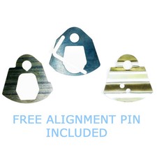 Genuine Hurst Comp Plus 4 Speed Shifter Shim Spacer Plates Set 3 NEW W Free Pin picture