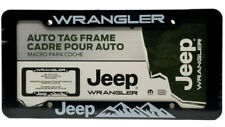 New Licensed Plastic License Plate Frame Cover Jeep Wrangler picture