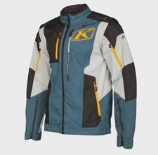 Klim Dakar Touring Jacket, CE Armored Textile Motorcycle, Petrol colorway picture