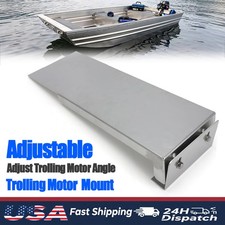 For Jon Boat Aluminum Boat Adjustable Trolling Motor Mounting Bracket Aluminum picture