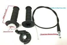 Twist Handle Bar Casting & Throttle Cable Suzuki JR50 1984-2006 Mini Bike (7/8