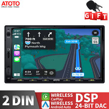 ATOTO F7 WE 7in Bluetooth Car Stereo Double DIN Wireless CarPlay & Android Auto picture