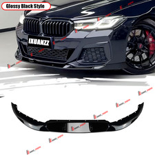 For 21-23 BMW G30 530i 540i M550i M Sport LCI FD Style Glossy Black Lip Splitter picture