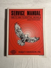 Harley Davidson 1985-1990 FX Softail OEM Factory Service Repair Manual 99482-90 picture