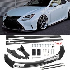 Front Bumper Lip Splitter Spoiler Side Skirt For Lexus Rc-f Rc200 Rc300 Rc350 picture