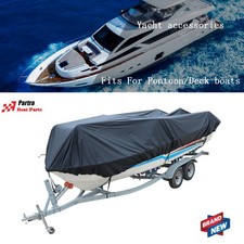V-Hull Runabouts Boat Cover 11-13ft 14-16ft 17-19ft 20-22ft 90''-100'' 210D picture