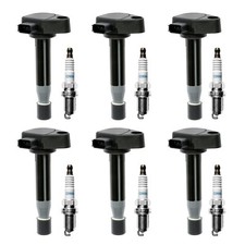 6x UF242 Ignition Coil & Iridium Spark Plug Pack For 1999-07 Honda Odyssey Acura picture