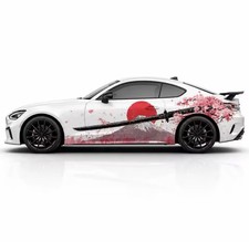 Custom Samurai Livery Racing Side Wrap; JDM Inspired Samurai Custom Decal Side picture