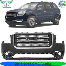 Front Bumper Cover Fascia & Grille Assembly Kit For 2013-2016 GMC Acadia picture