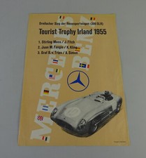 Racing Poster / Brochure Tourist Trophy Ireland 1955 Mercedes-Benz 300 SLR picture
