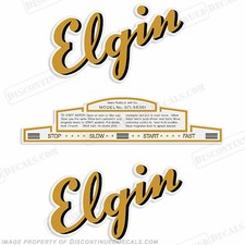 Fits Elgin 2.5hp Outboard Motor Decals - 1947 1948 1949 1950 1951 1952 1953 picture