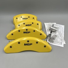 MGP Brake Caliper Covers 2011-2014 Volkswagen Jetta Yellow & Black - 11201SMGPYL picture