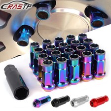 20PCS M12x1.5mm/1.25mm Extended Steel Tuner Open Ended Wheel Lug Nut picture