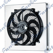 Aluminum Shroud+Electric Fan For 1985-1994 86 87 Ford Ranger Explorer Bronco II picture