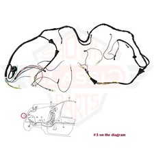 1974-1986 Porsche 911 Headlight Wiring Harness 91161200301 picture