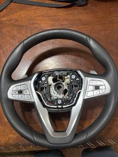 NEW BMW G11 G12 G30 Leather Steering Wheel Heated Vibration Paddles ACC Driving picture