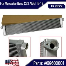 New Fits For Mercedes-Benz C63 AMG 2016 2017 2018 2019 Aluminum Oil Cooler picture