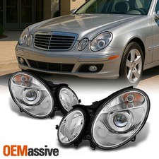Fit 2003-2006 Mercedes Benz W211 E-Class Projector Headlights 04 05 06 Halogen picture