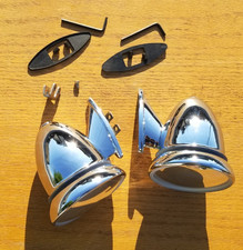 Convex Bullet Mirrors 1965-68 Mustang Ford 65 66 1965 1966 Convertible Fastback picture