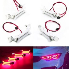 Headlights X Concept Red LED Angel Eyes DRL For BMW F80 M3 F82 F83 M4 F32 F36 picture