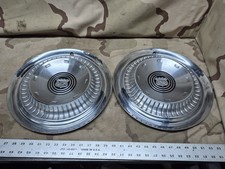 (2) 1959 59 BUICK LESABRE ELECTRA VINTAGE HUBCAPS WHEEL COVER CENTER CAP OEM picture
