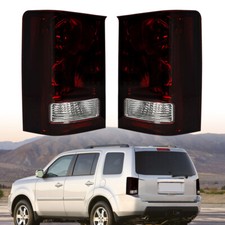 Smoked RED Pair Tail Lights Brake Lamps For 2009-2015 Honda Pilot Left Right picture