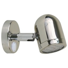Scandvik LED 304 Stainless Steel LED Reading Light - 8-30V 19053P UPC 7861421... picture