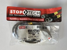 StopTech 950.47507 SportStop Stainless Steel Rear Brake Line Kit picture