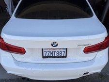 13-18 BMW F30 Sedan 320i 328i 330i 335i Rear Trunk Lid Color Code 300 WHITE OEM picture