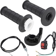 Twist Throttle Accelerator Grip + Cable For 47cc 49cc Mini Pocket Dirt Bike Quad picture
