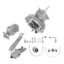 11” Brake Booster + Master Disc Drum For Chrome 73 - 93 Chevy GMC C10 1500 Truck picture
