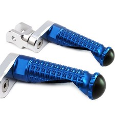 MPRO 1 inch Riser Blue Front Foot Pegs For America EFI 09-11 12 13 14 15 16 picture