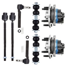 8Pcs Fits Pontiac Grand Am Chevy Malibu Alero Front Wheel Bearing Steering Kit picture